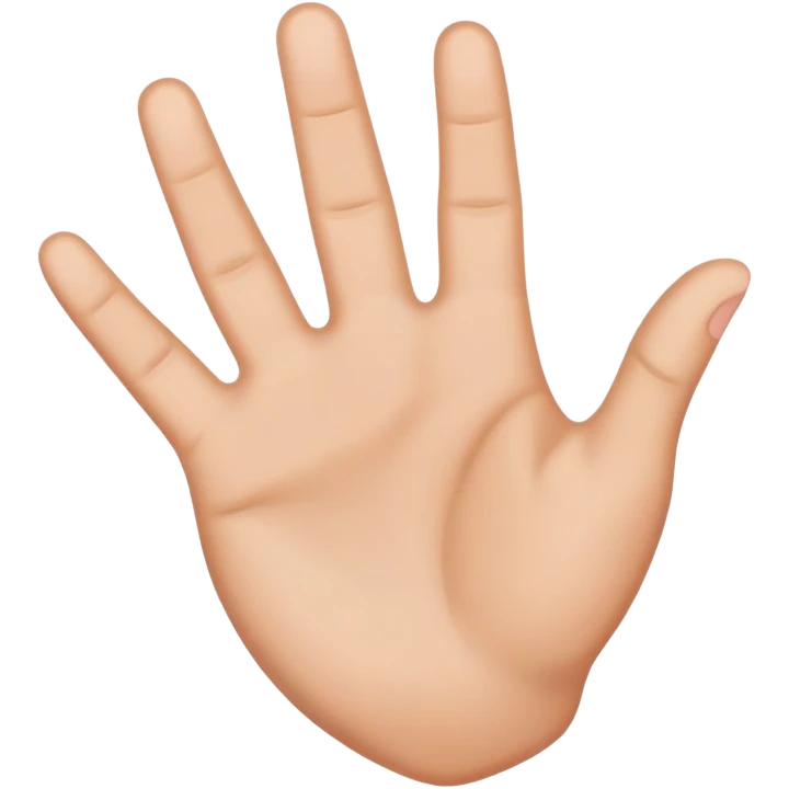 Half Hand heart emoji