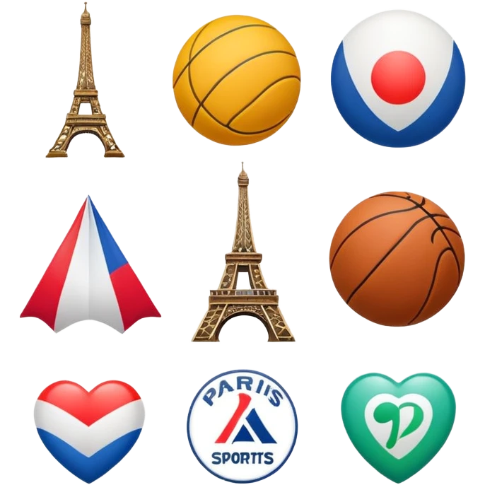Des logo des applications de Paris sportifs  emoji