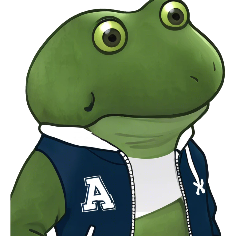 wearing a varsity jacket emoji