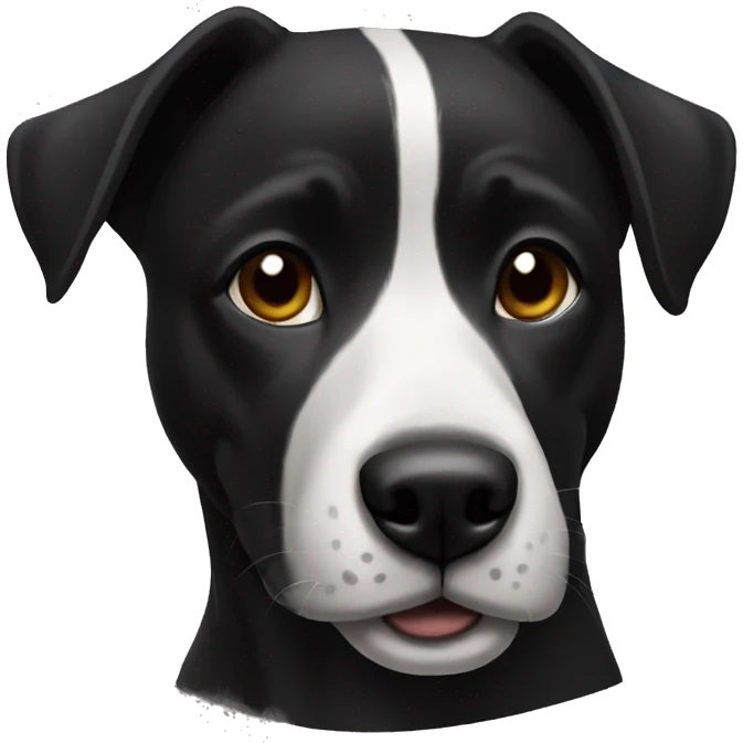 Perro negro emoji