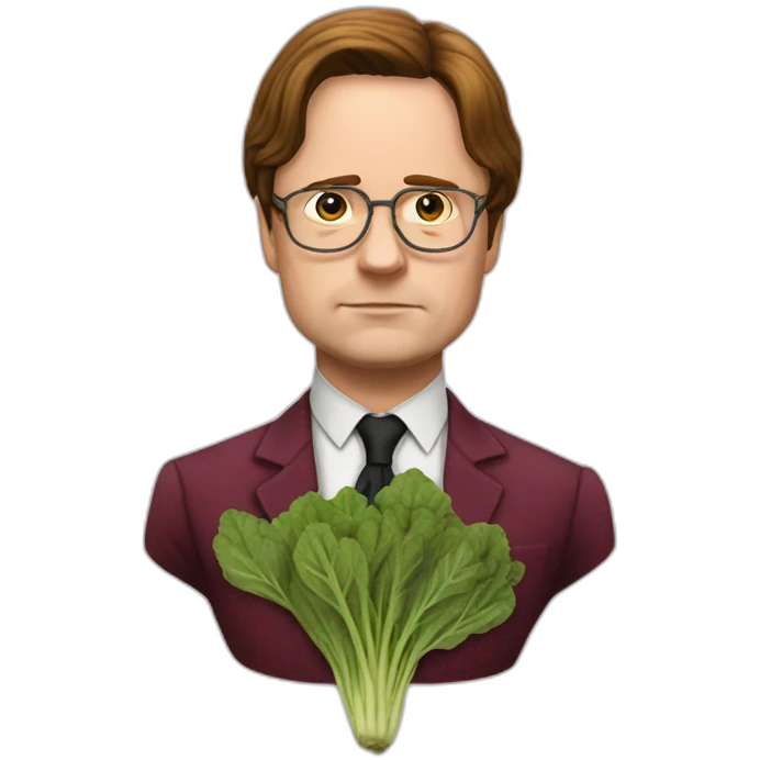 dwight schrute beet emoji