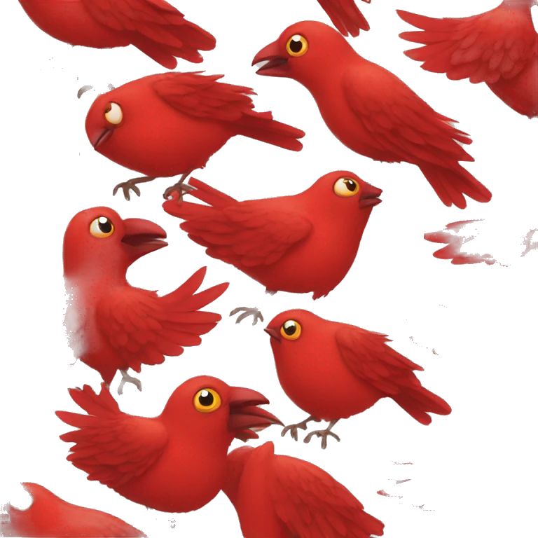 Red the bird emoji