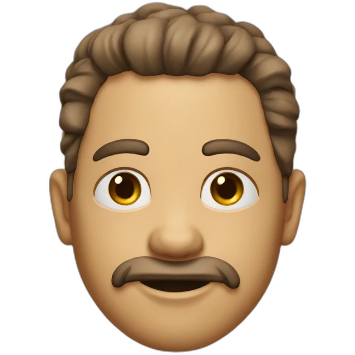Leather face pelicula emoji