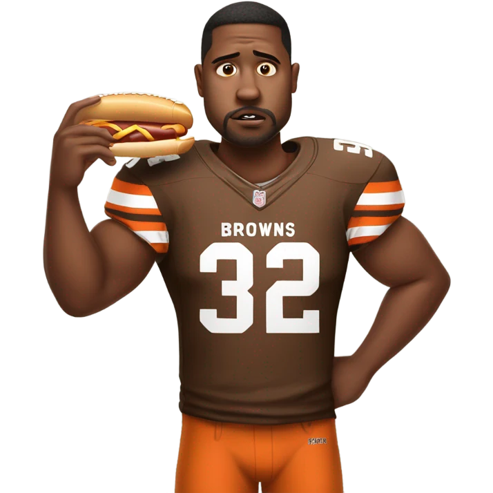 Sad Browns fan emoji