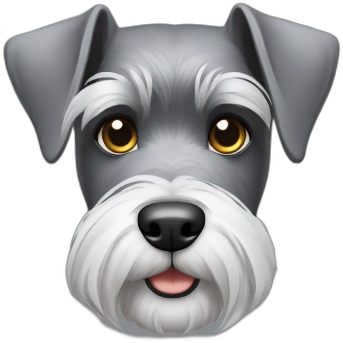 schnauzer asustado emoji