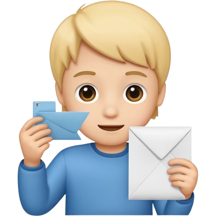 make the kid hold a paper that says F emoji