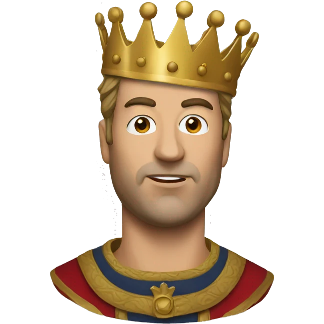 King Baldwin mask  emoji