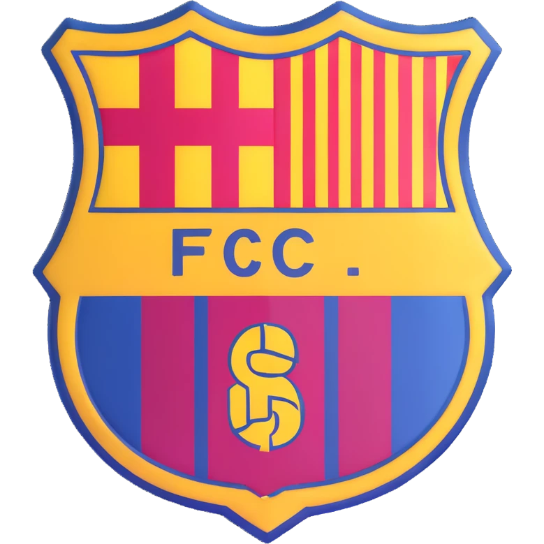 Barcelona FC shield emoji