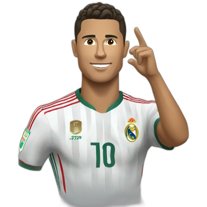 Ronaldo qui cour  emoji
