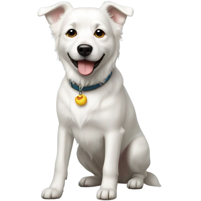 white dog emoji
