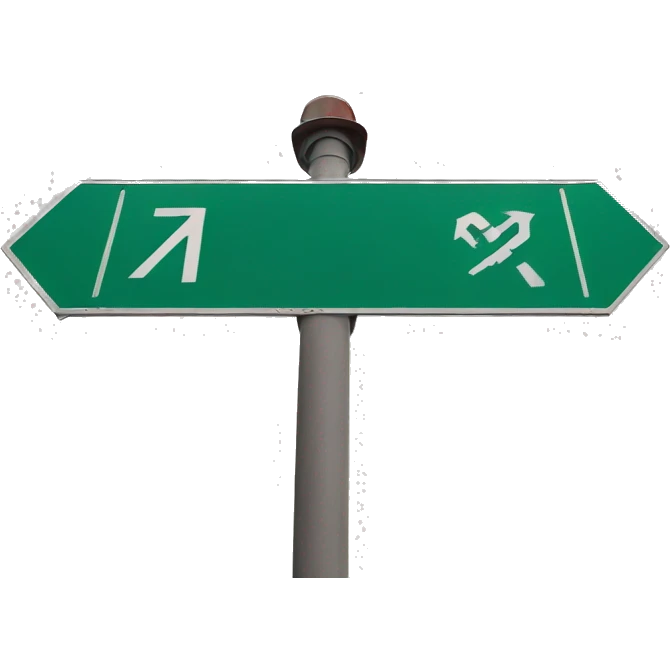 Street sign emoji