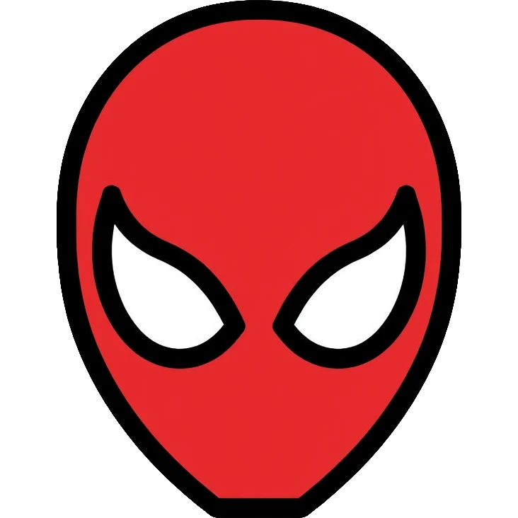Spider-Man mask emoji