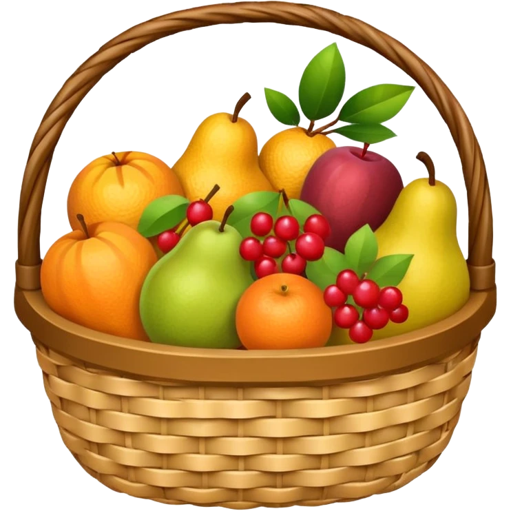 Holiday basket emoji