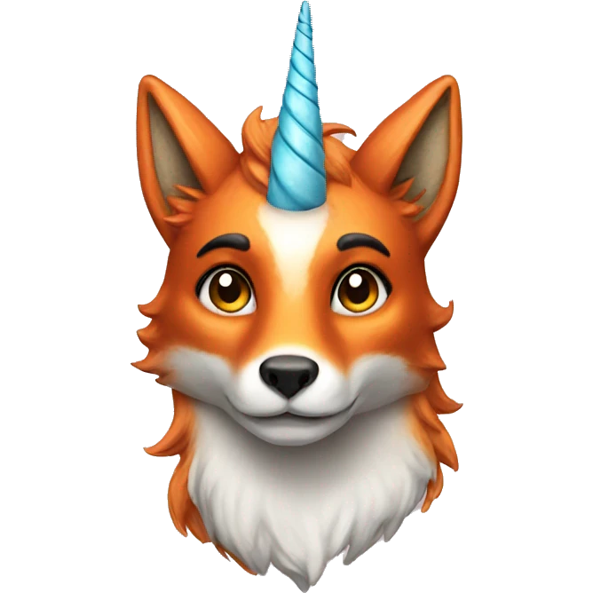 fox unicorn emoji