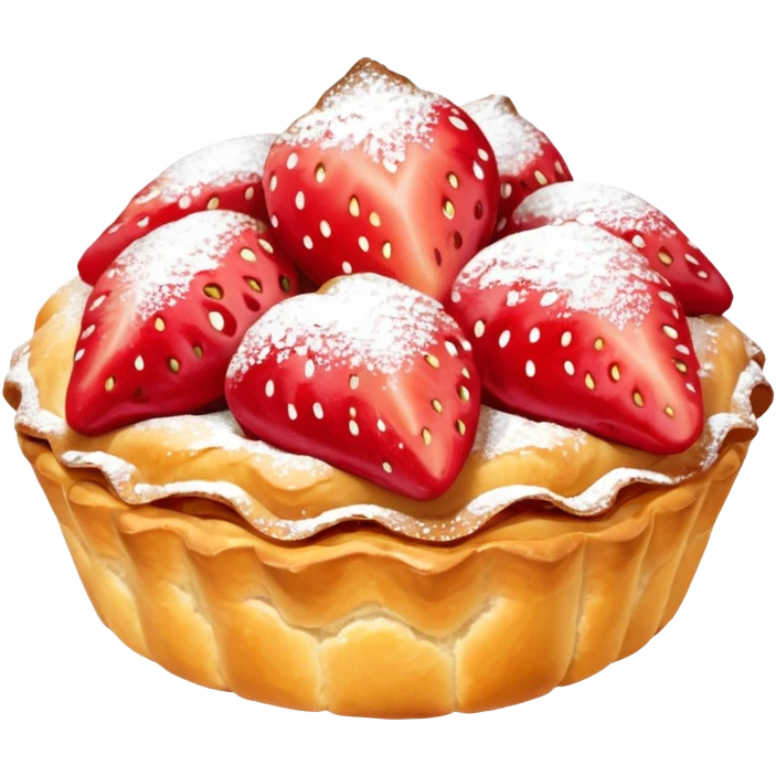 Danish strawberry Pastries emoji