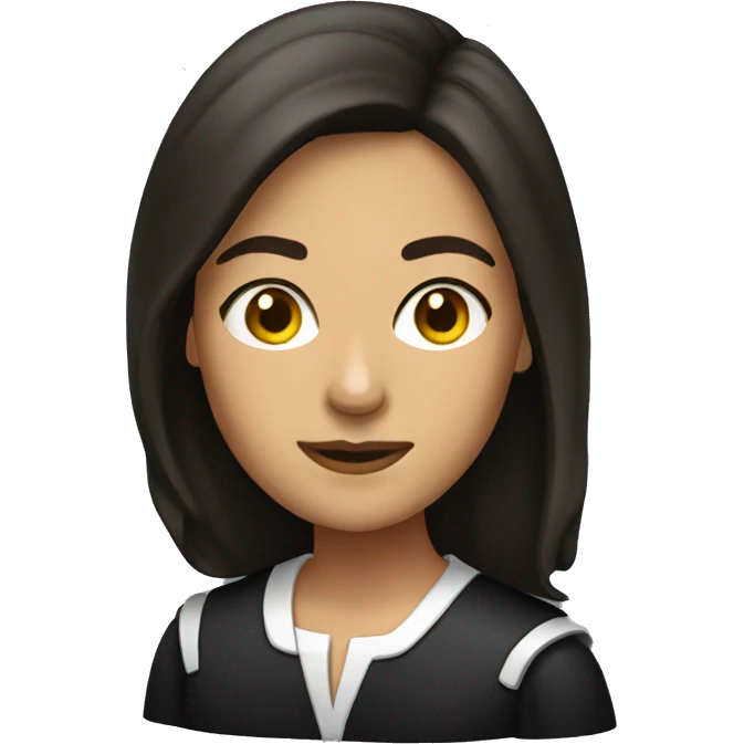 Brunette female judge  emoji