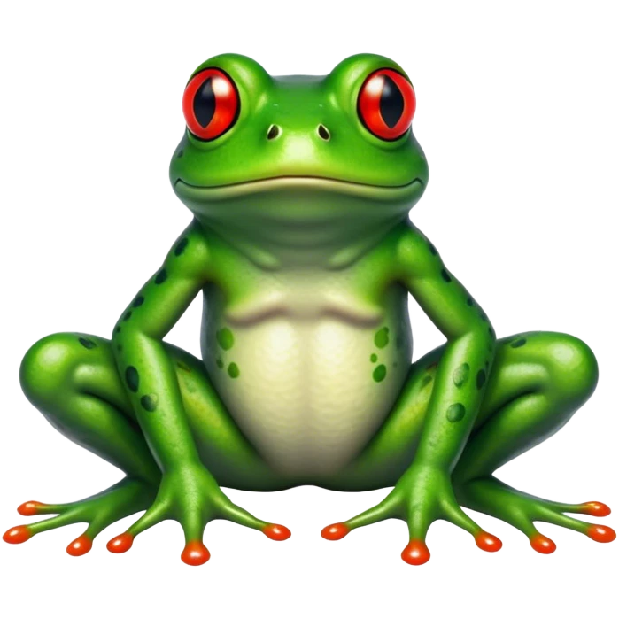 Cocaine frog emoji