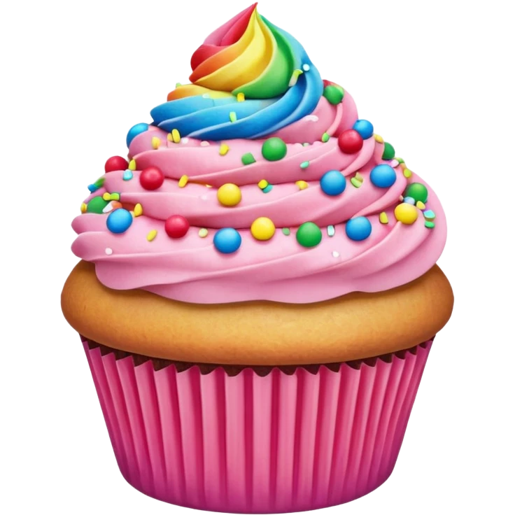 cupcake rosa emoji