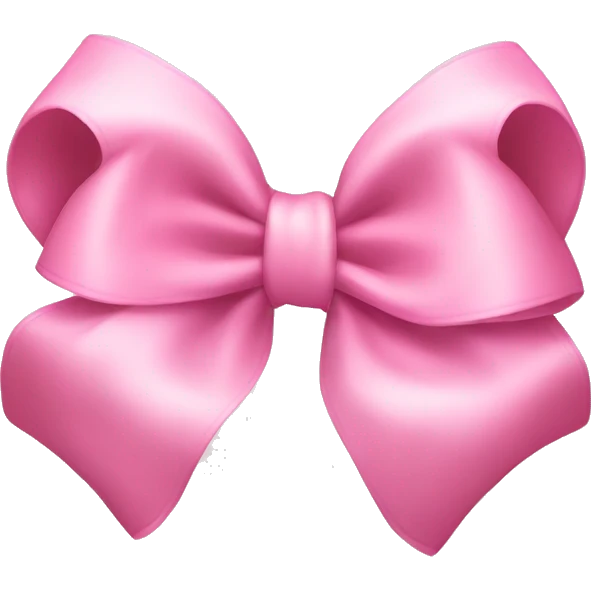 baby pink bow emoji