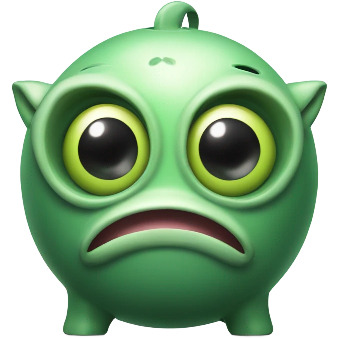alien piggy bank emoji