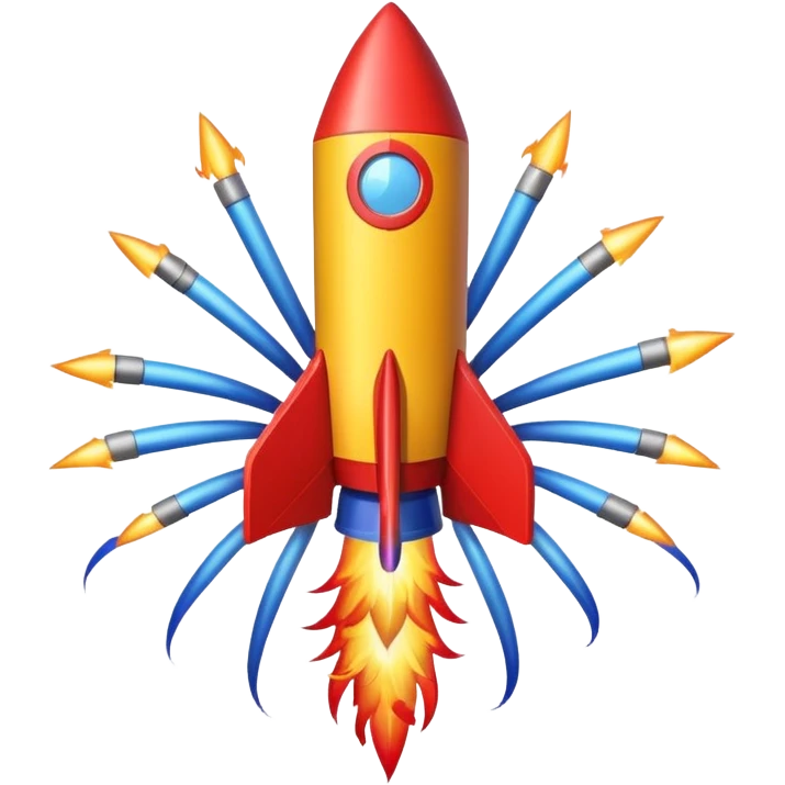 firework rocket emoji