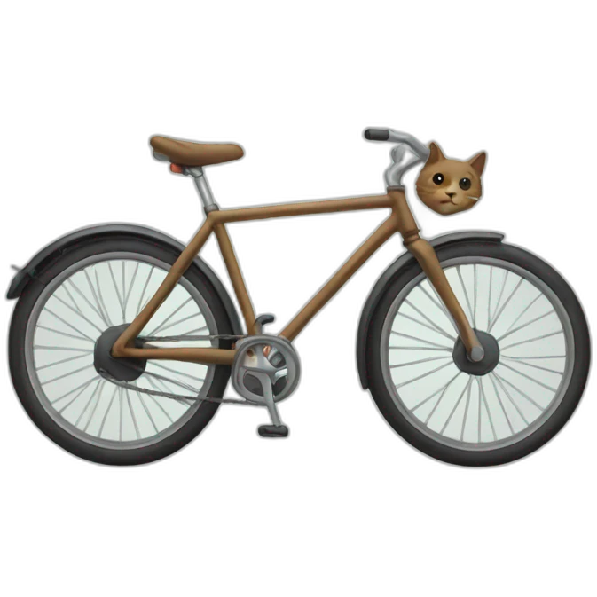 Cat bike emoji