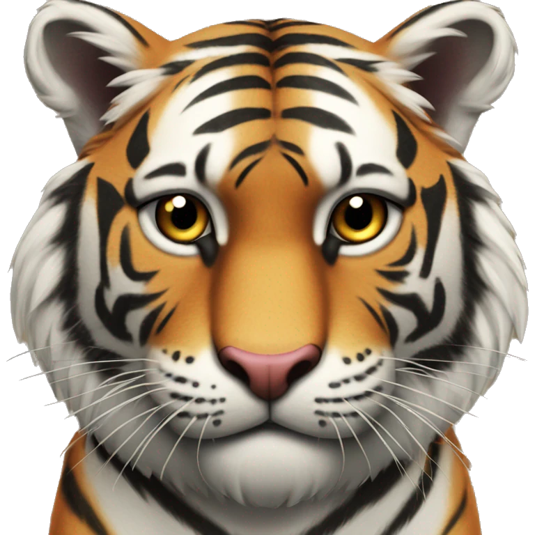An angry tiger ￼ emoji