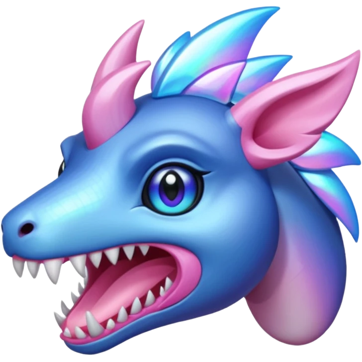 Pokemon legendary azul and pink palkia emoji