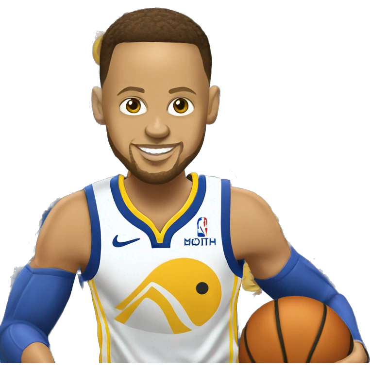 Steph curry shooting basketball  emoji