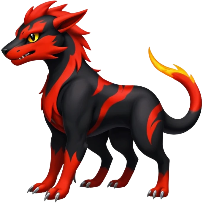Salandit-Houndoom-Litten-Hybrid (Full body) emoji