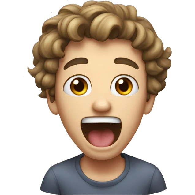 Mewing emoji