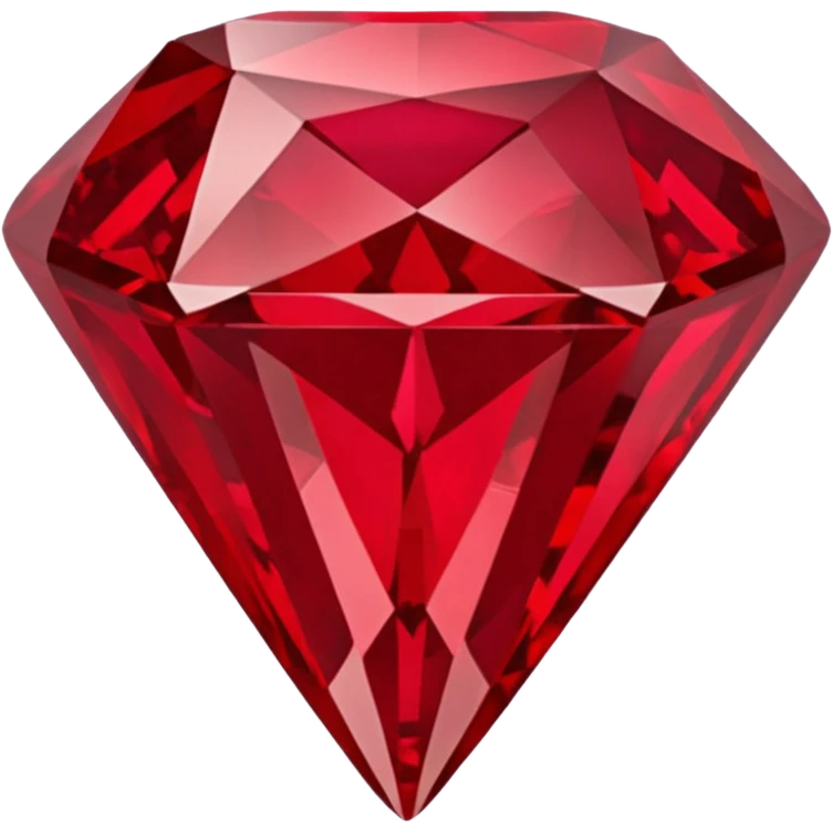 Red diamond carved on its front "RED" emoji