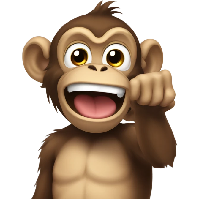 Monkey slapping his head duhh emoji