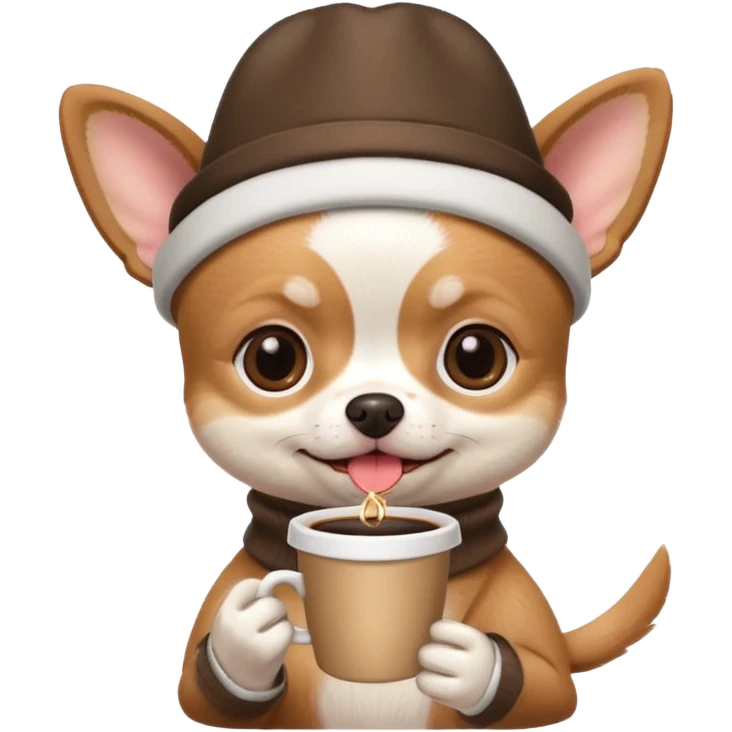 Chihuahua doing human activities  emoji