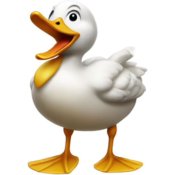 Duck celebrating emoji