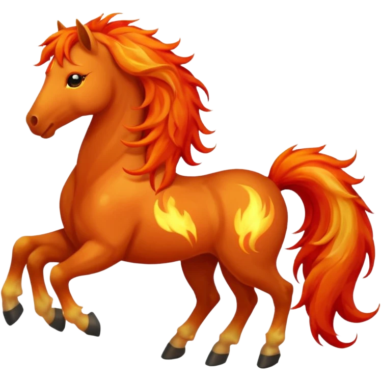 fire horse emoji