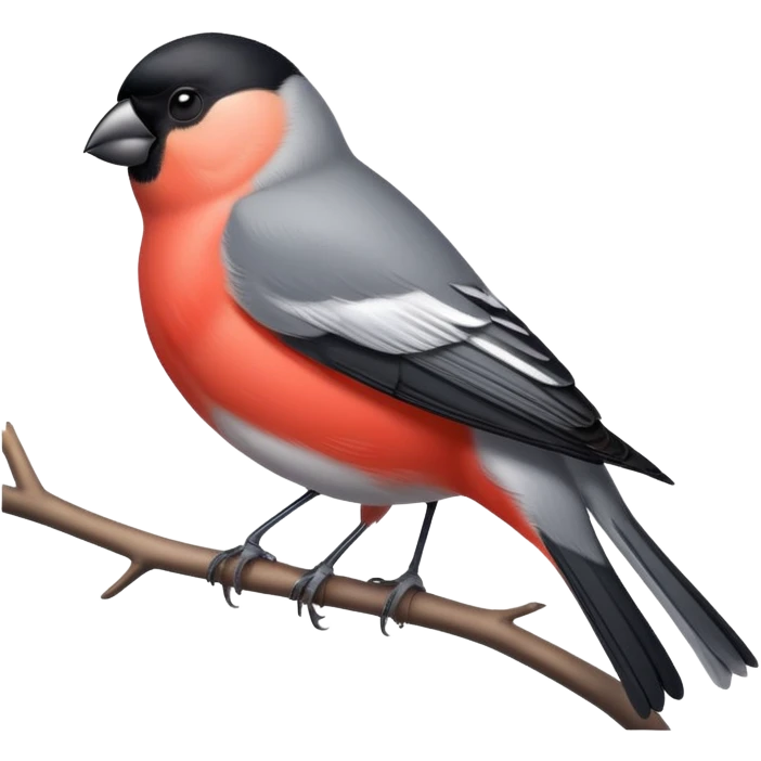 bullfinch bird emoji