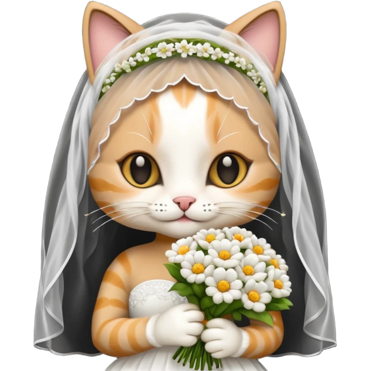 cat bride  emoji