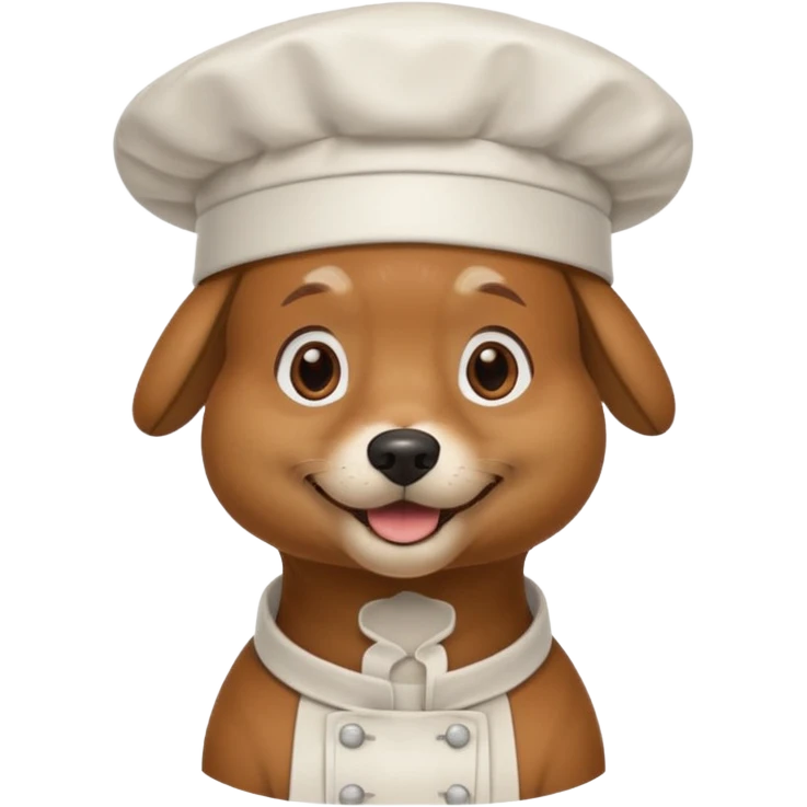 chef dog emoji