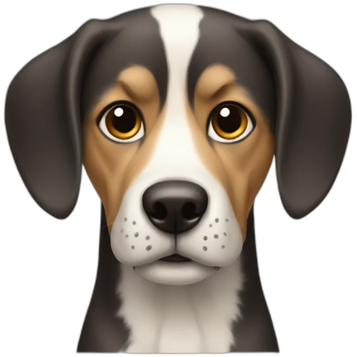 Chien bizarre emoji