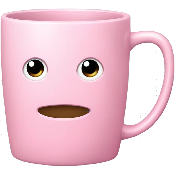 Light pink mug emoji