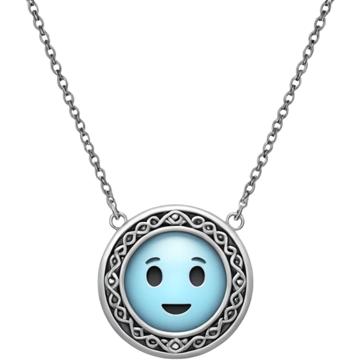 necklace hipster no human emoji