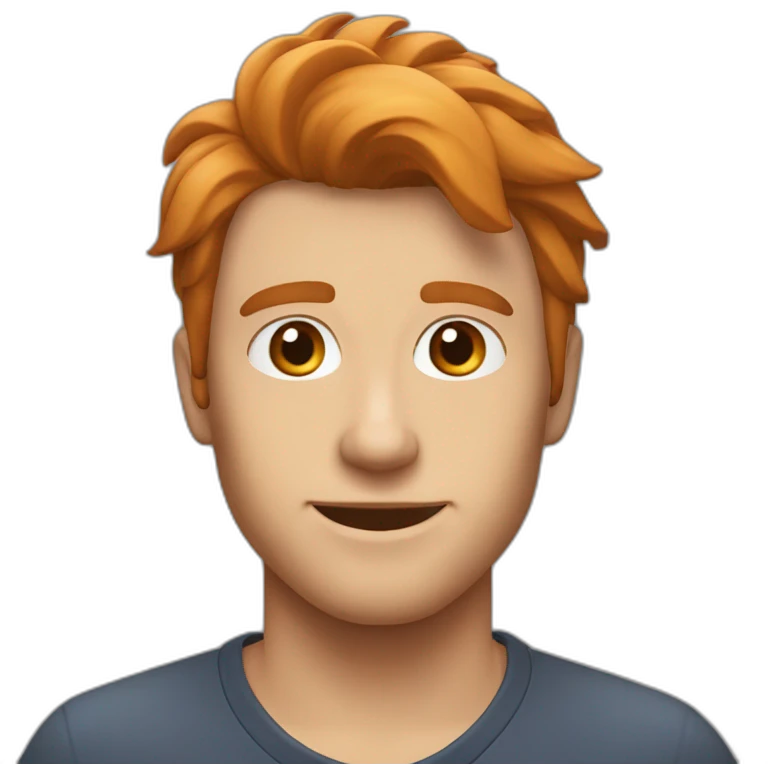 le vrai tom sawers avec cheveux roux emoji