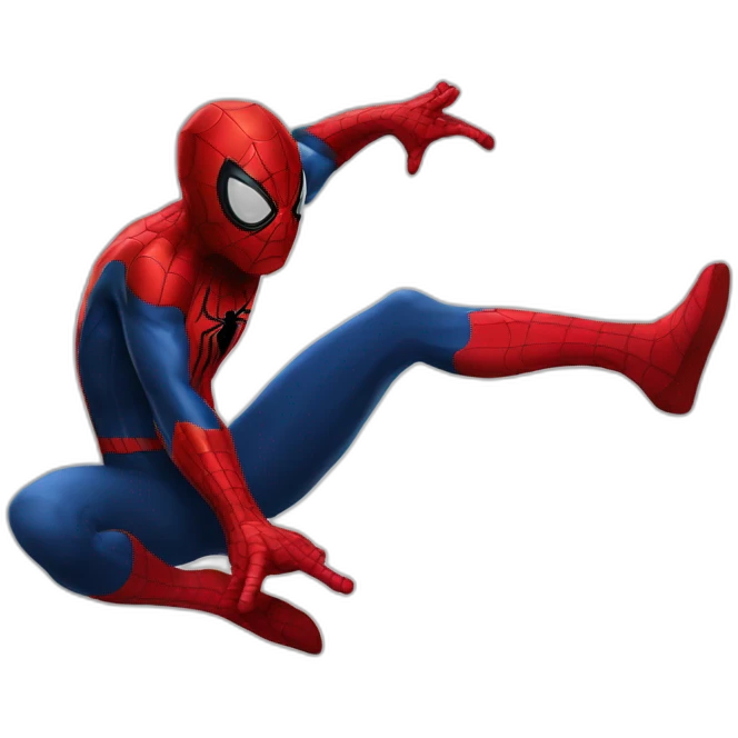 Spiderman fait de la musique emoji