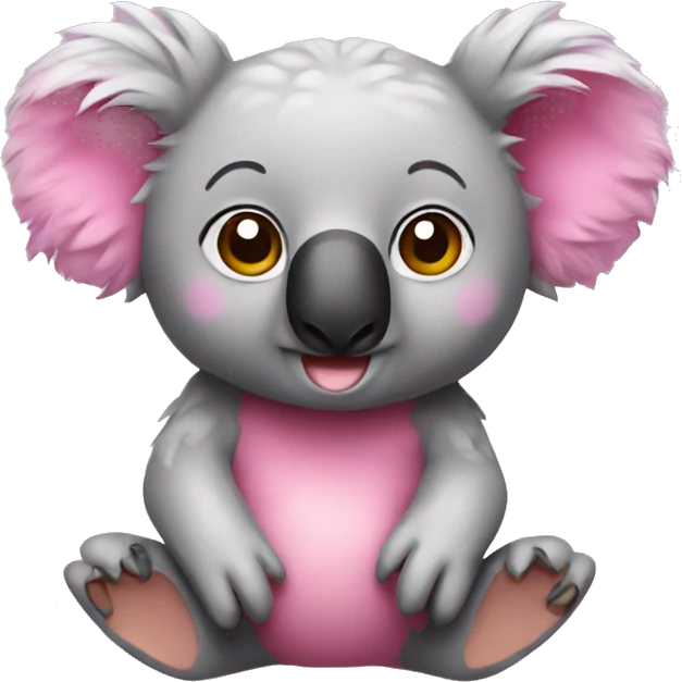 Pink Koala emoji