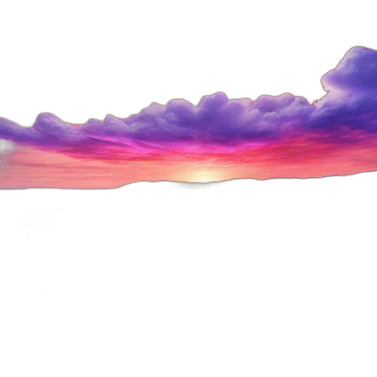 sunset over flower field emoji