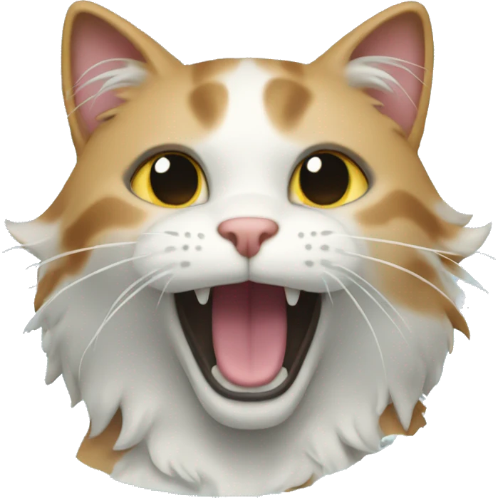 cat with waves emoji