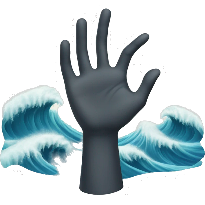 Wave hand  emoji
