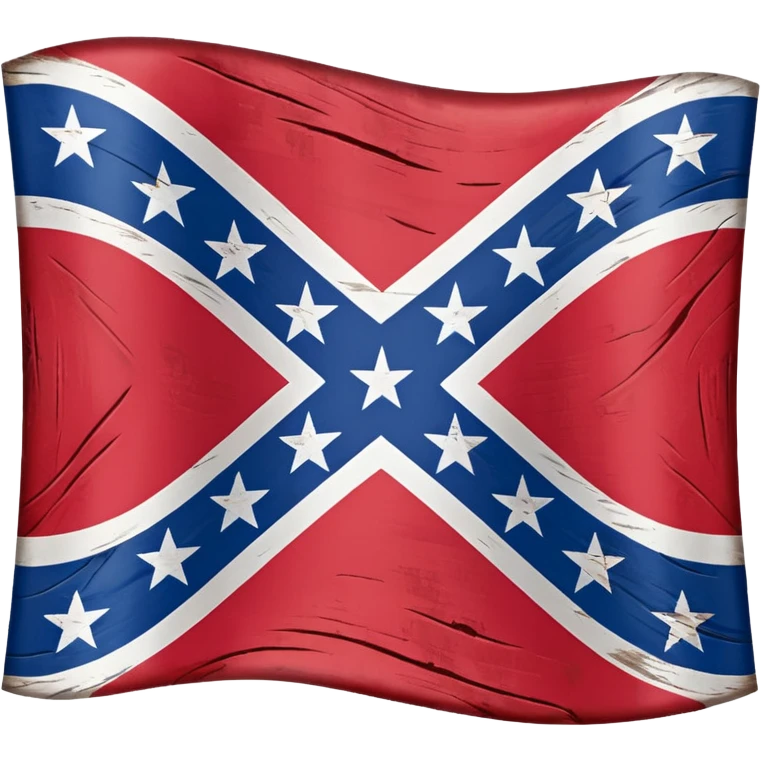 Confederate flag realistic ultra  emoji