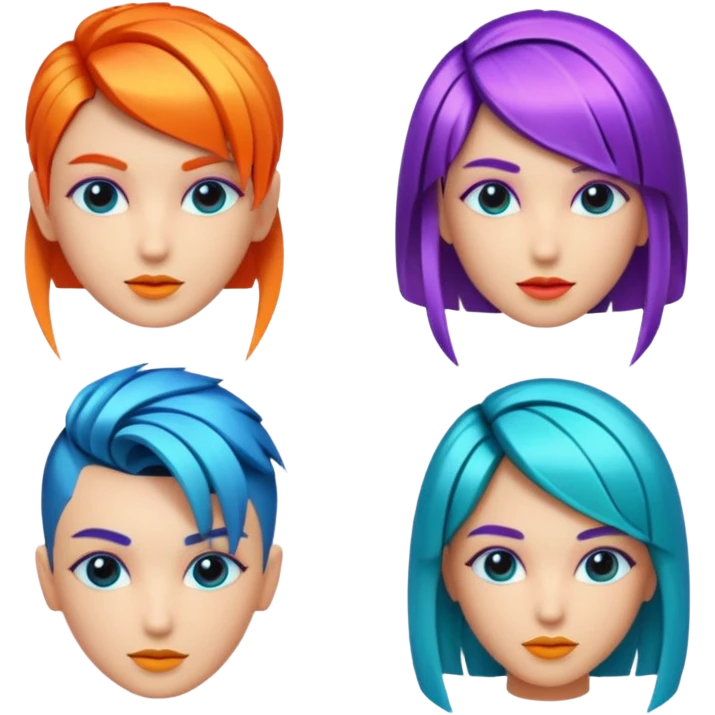 AI Hairstyles emoji